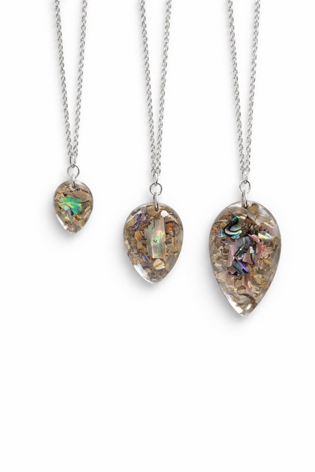 Abalone Resin Teardrop - Handmade Indigenous NEW by Secwepemc Sisters